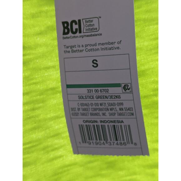 Wild Fable Relaxed Fit Tank Top Citron S Racerback Sleeveless‎ Workout Green - Picture 4 of 7